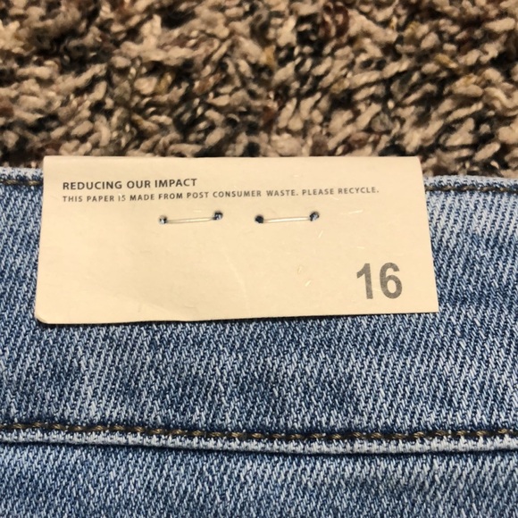 KANCAN High Rise Shorts Factory Distressed Plus Size 16 Gingham Detail | NWT! - Picture 5 of 7